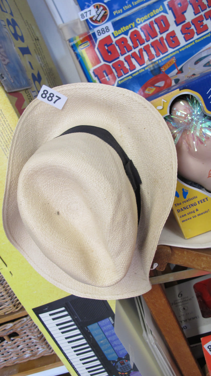 Lot 887: Panama hat