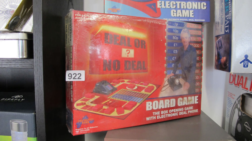 Lot 922: Brand new old stock Deal or No Deal...