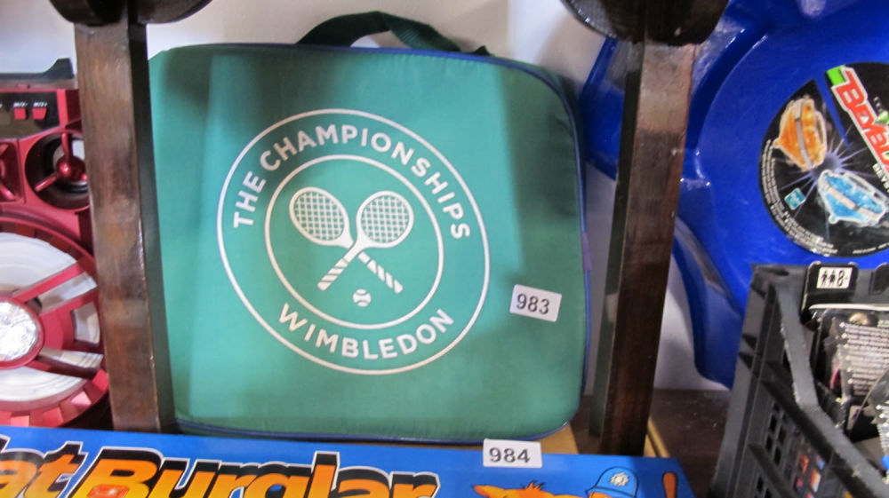 Lot 983: Wimbledon tennis bag
