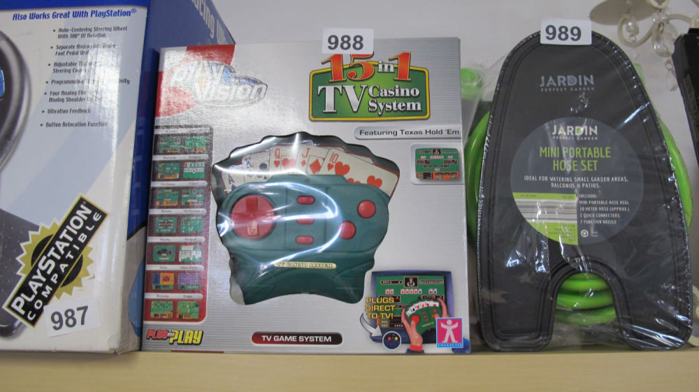 Lot 988: Brand new old stock 15 in 1 TV...