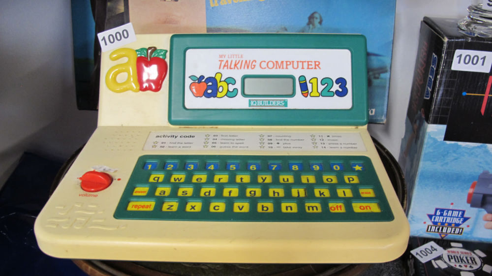 Lot 1000: My first ABC computer children's toy 