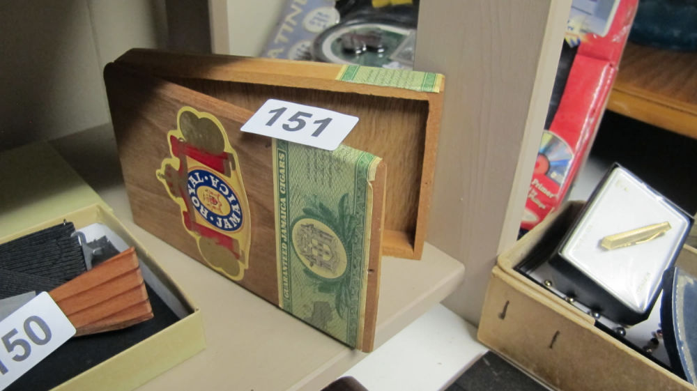 Lot 151: Cigar box