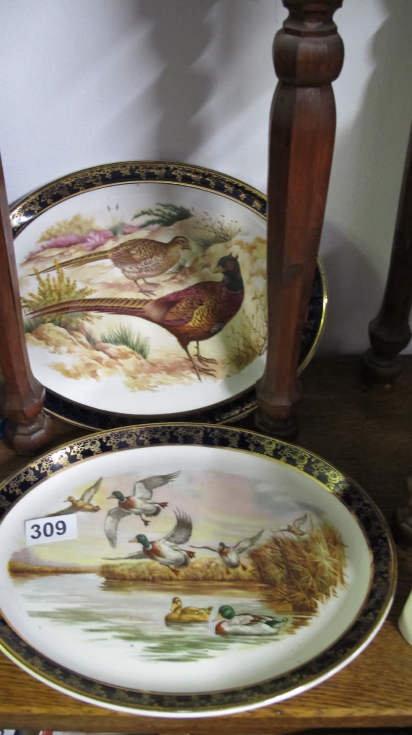 Lot 309: Weatherby Hanley plates