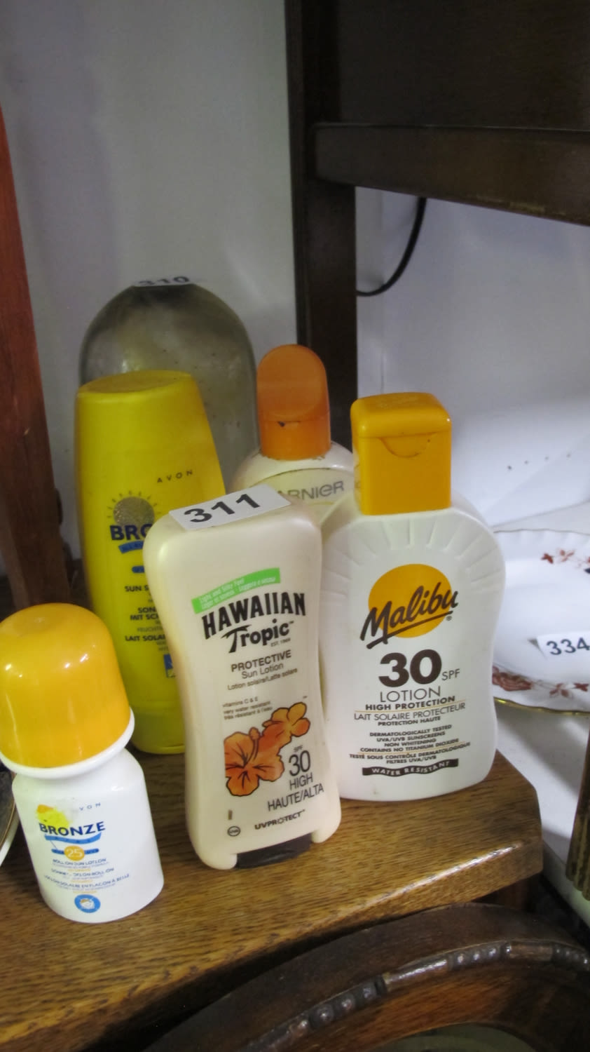 Lot 311: Sun lotion