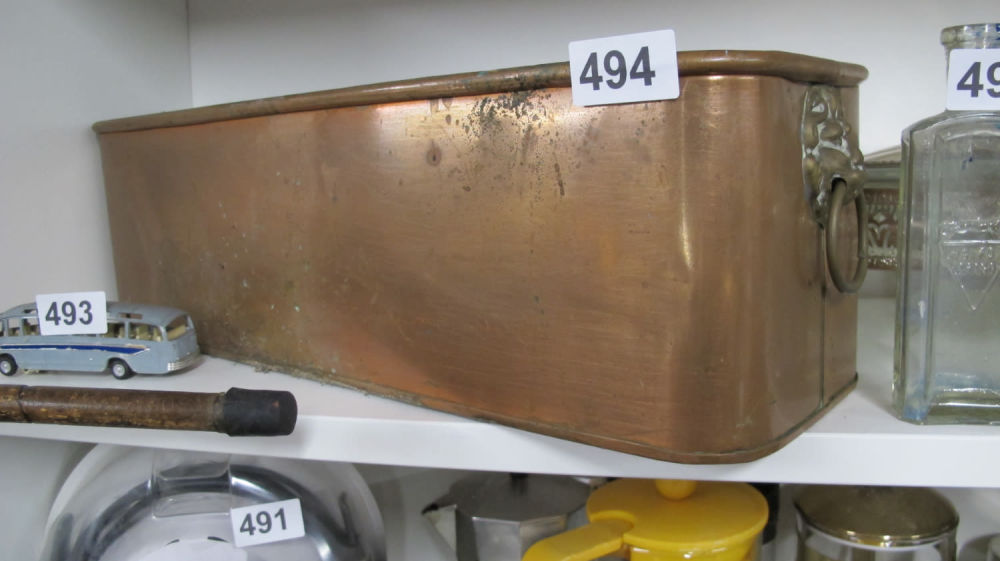 Lot 494: Copper planter