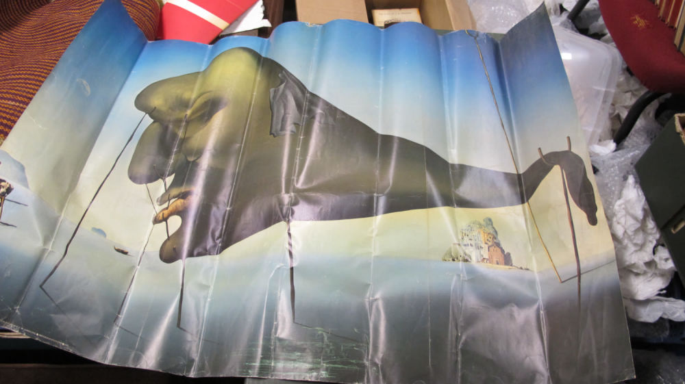 Lot 507: Salvador Dali eccentric genius poster