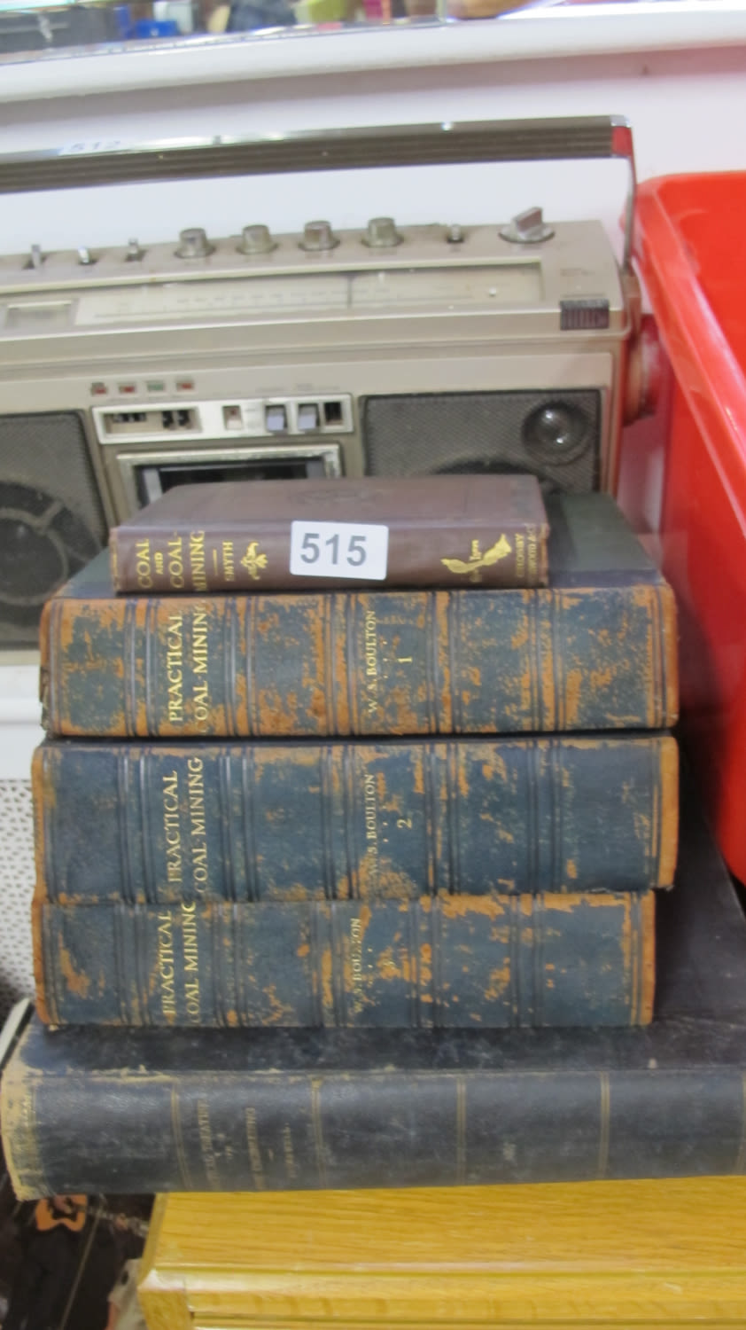 Lot 515: Vintage coal mining books
