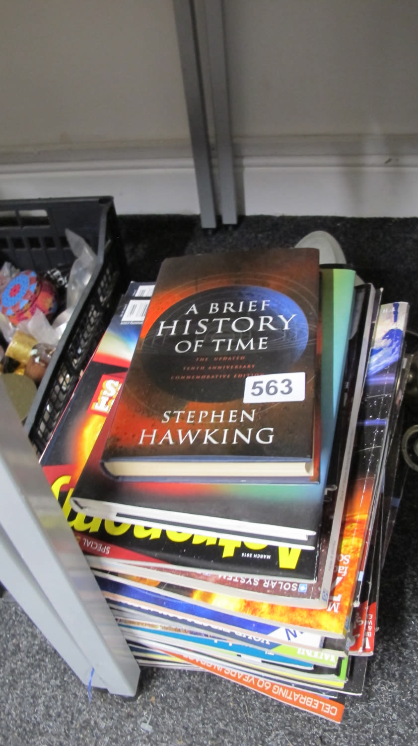 Lot 563: Astronomy books and magazines