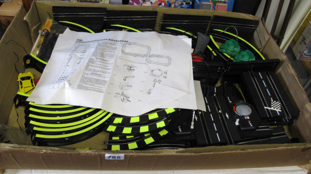 Lot 785: Scalextrics style toy