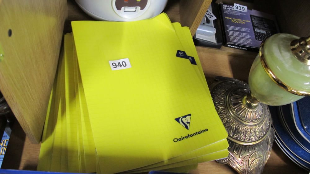 Lot 940: Claire Fontaine exercise books