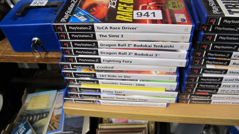 Lot 941: PS2 games
