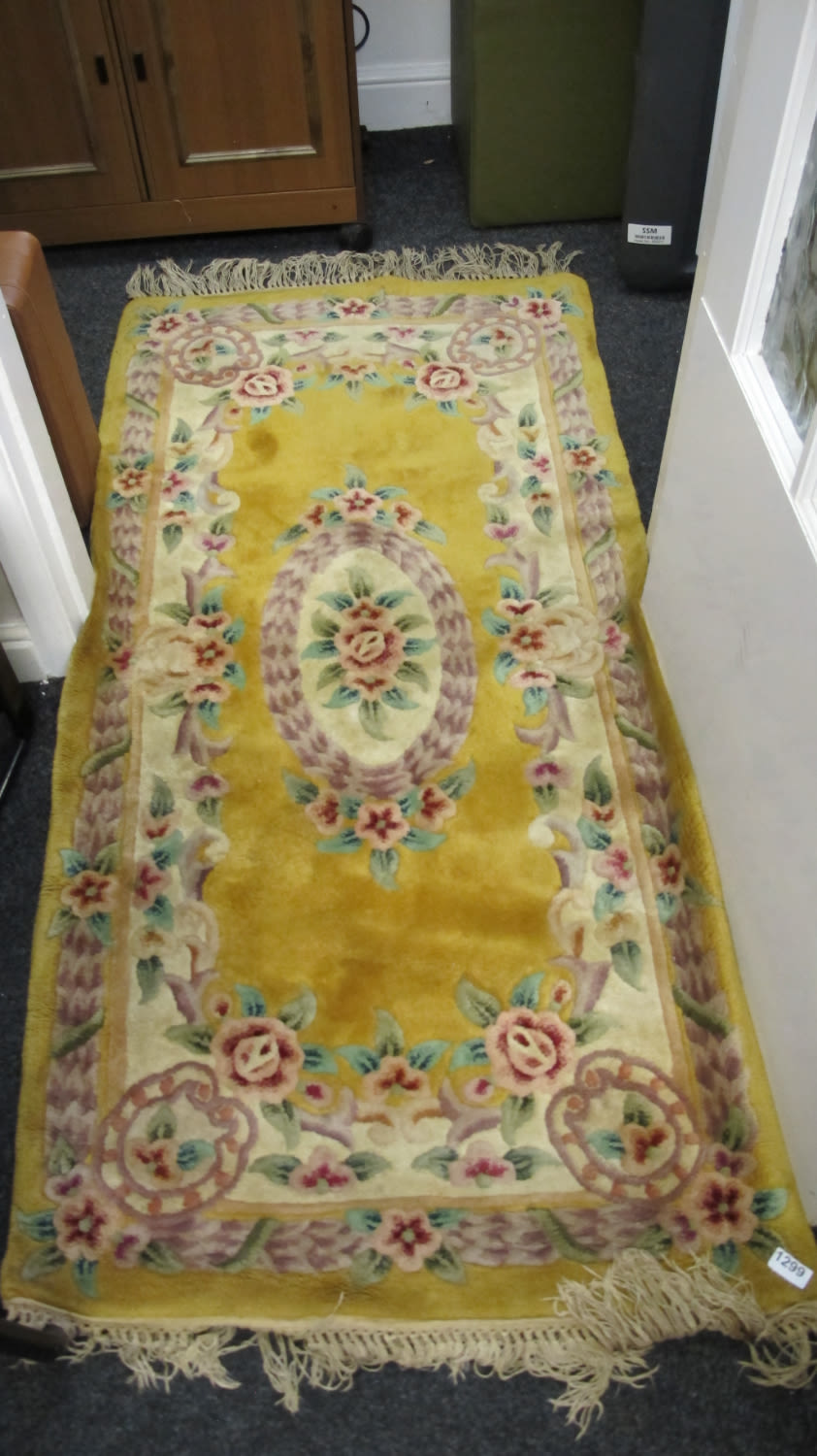 Lot 1299: Patterned carpet runner