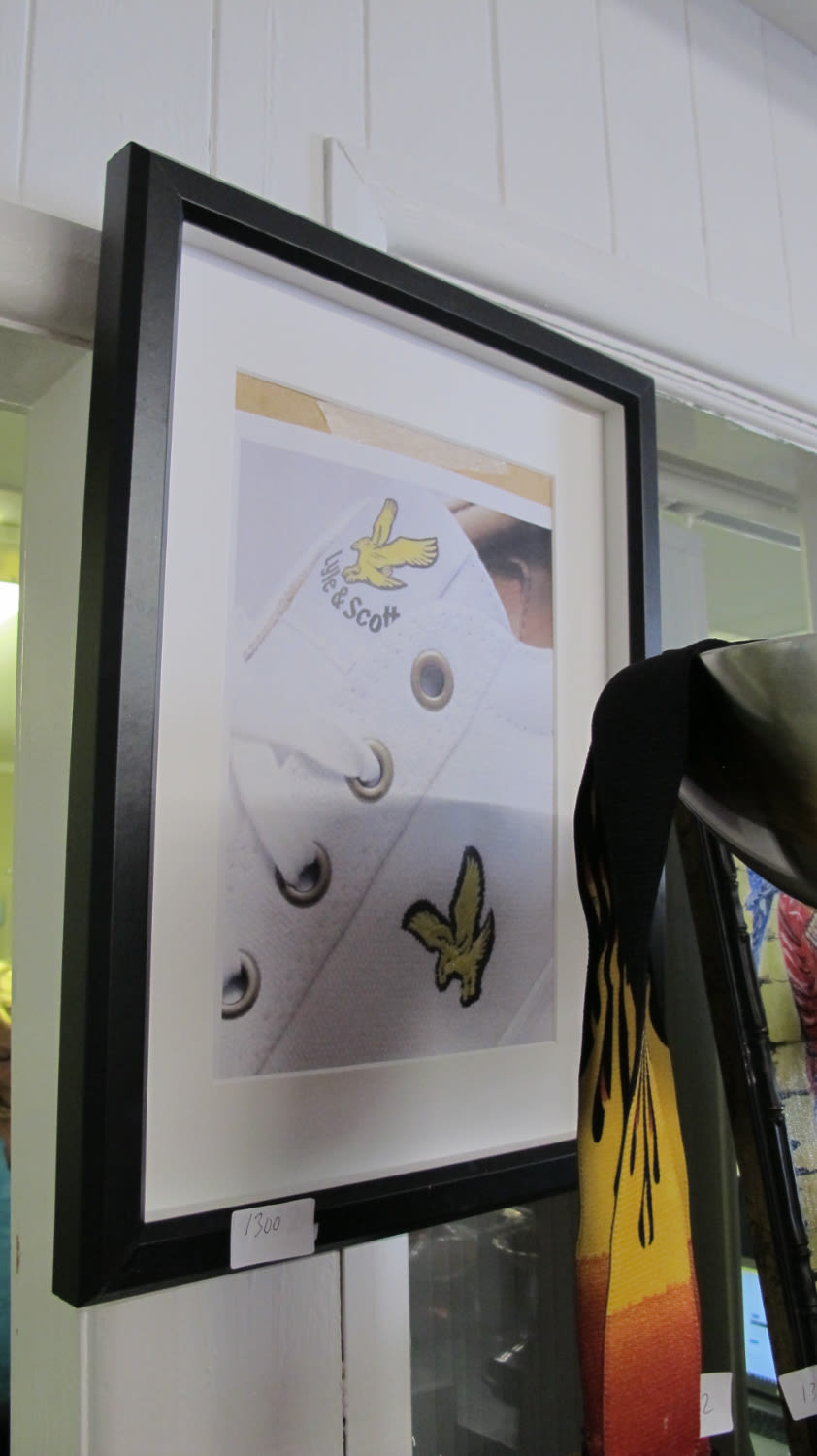 Lot 1300: Lyle & Scott framed advertisement picture