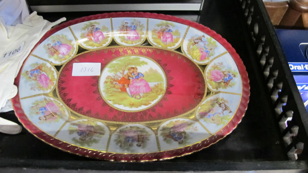 Lot 1316: Bavaria German plate