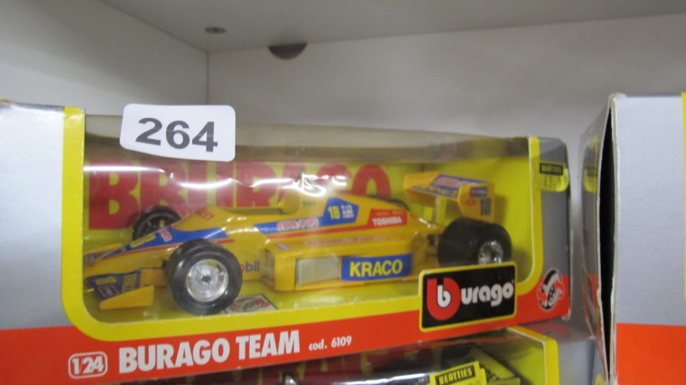 Lot 264: Burago Team die cast car