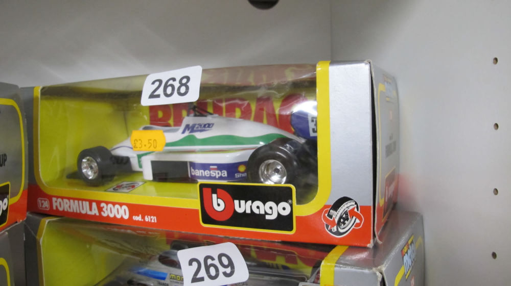 Lot 268: Burago Formula 3000 die cast car