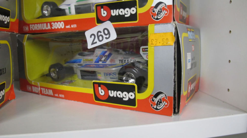Lot 269: Burago Indy Team die cast car