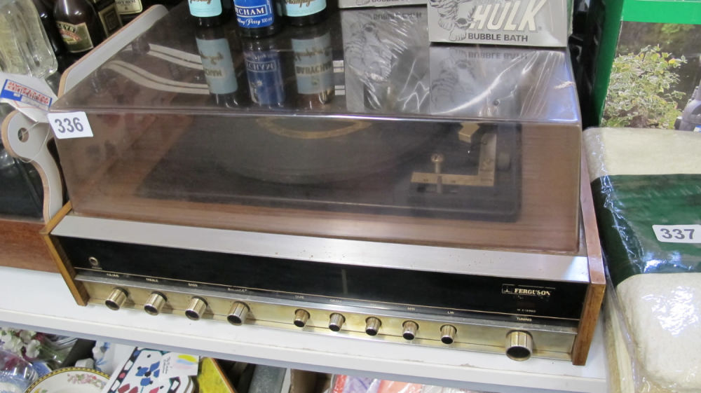 Lot 336: Vintage Ferguson hi-fi