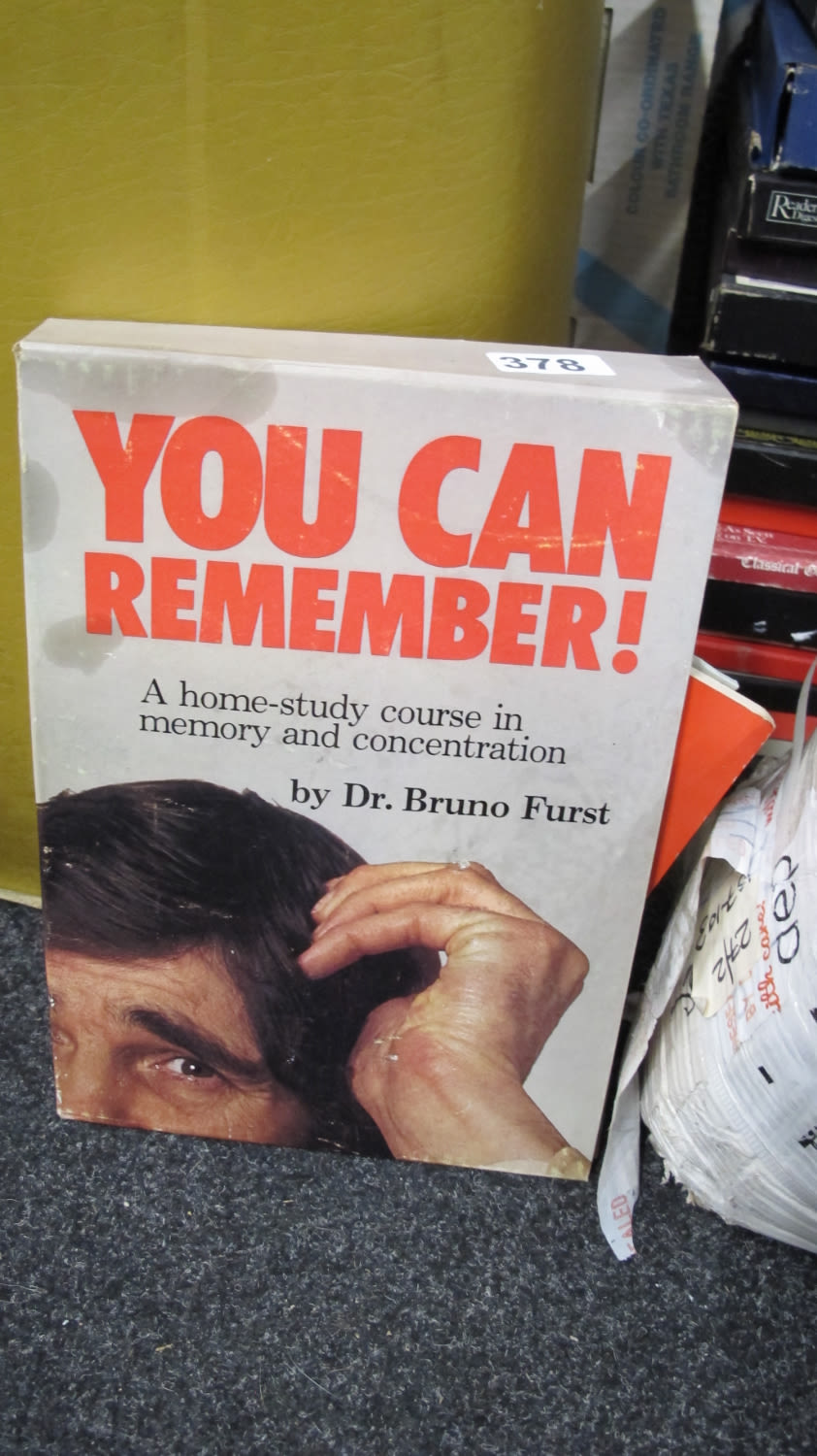 Lot 378: Memory course, cant remember what for though!
