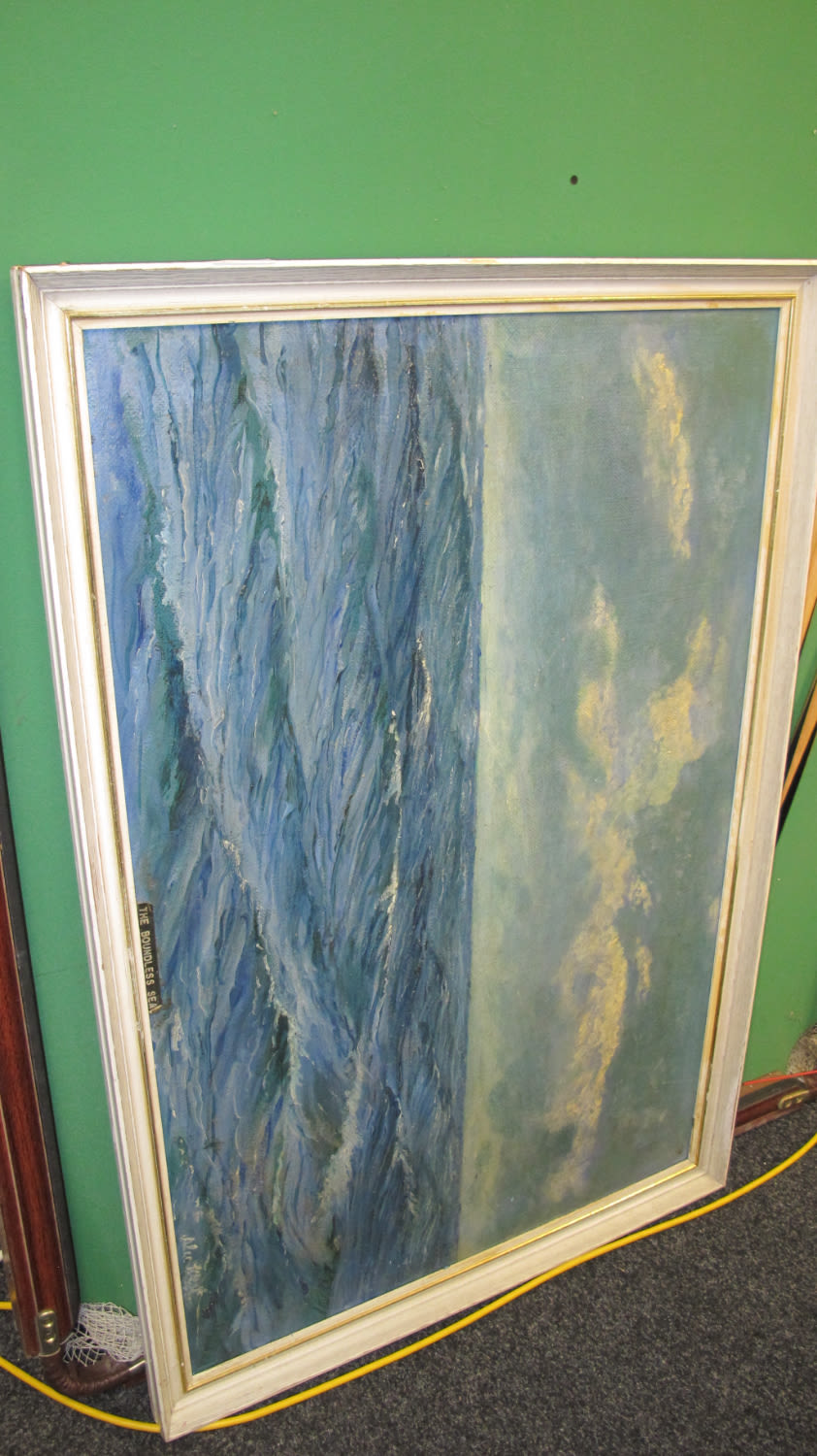 Lot 439: framed sea scape