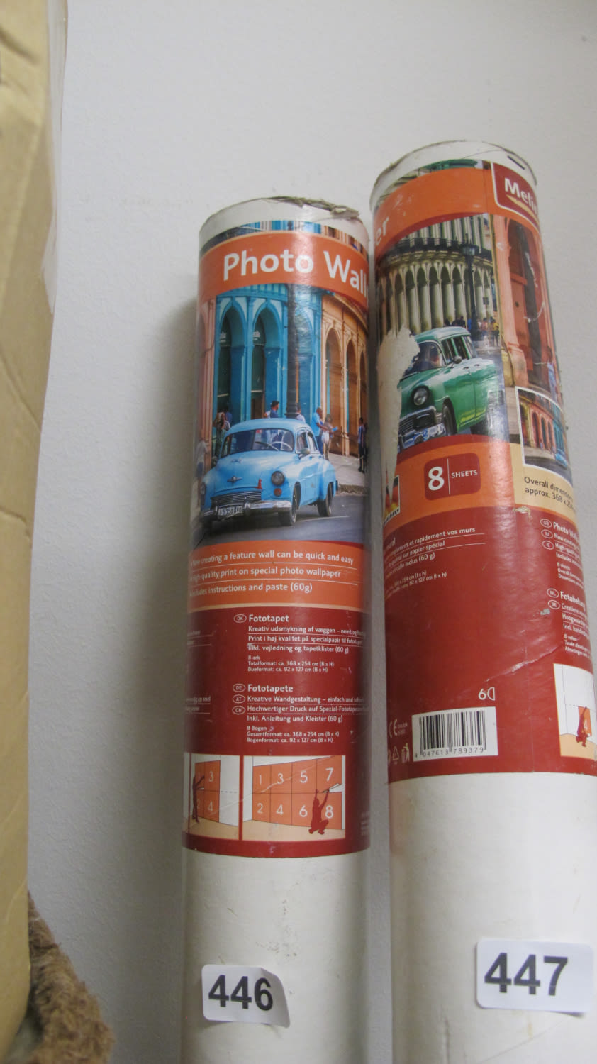Lot 446: Large photo wall art
