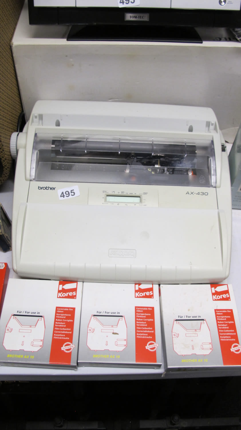 Lot 495: Brother electric type writer