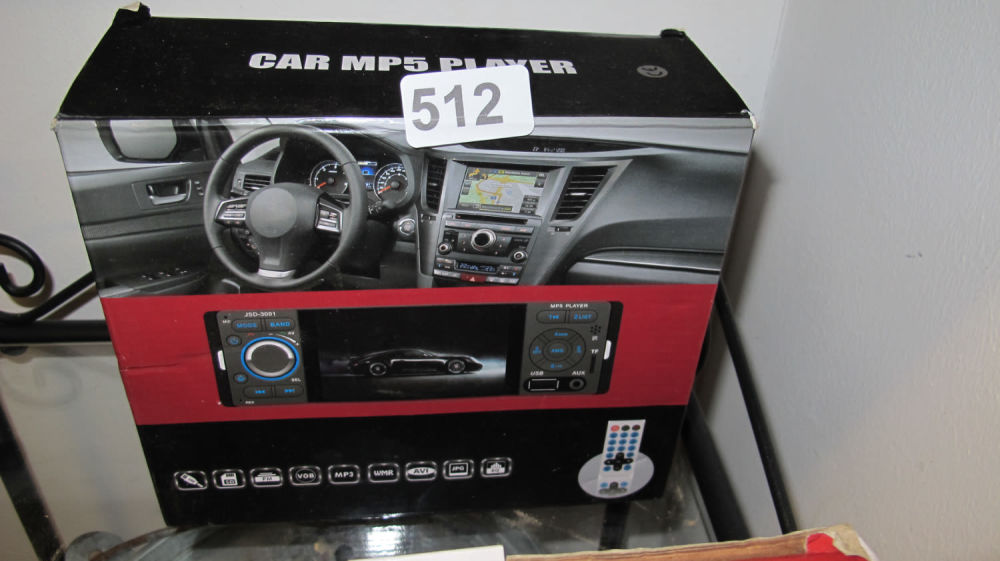Lot 512: Car MP5 player