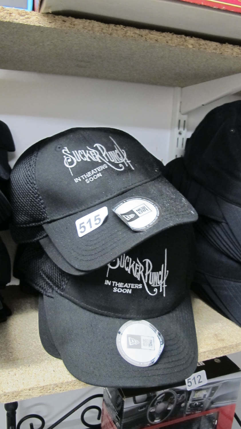 Lot 515: Sucker Punch movie promo baseball caps