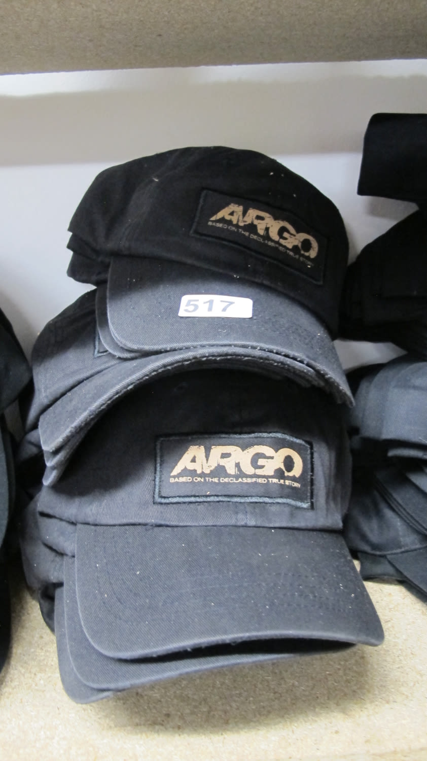 Lot 517: Argo baseball caps