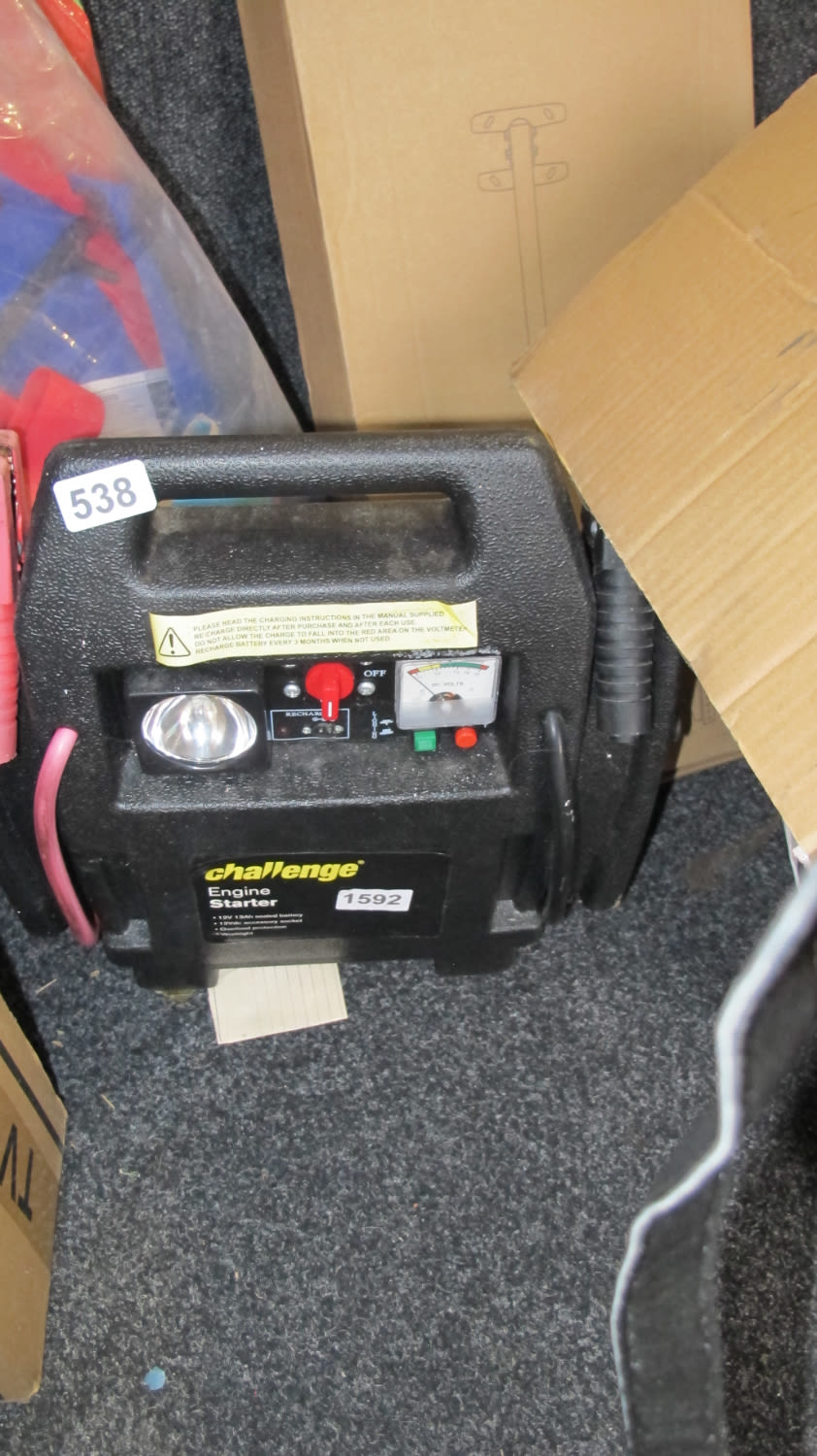 Lot 538: Engine starter
