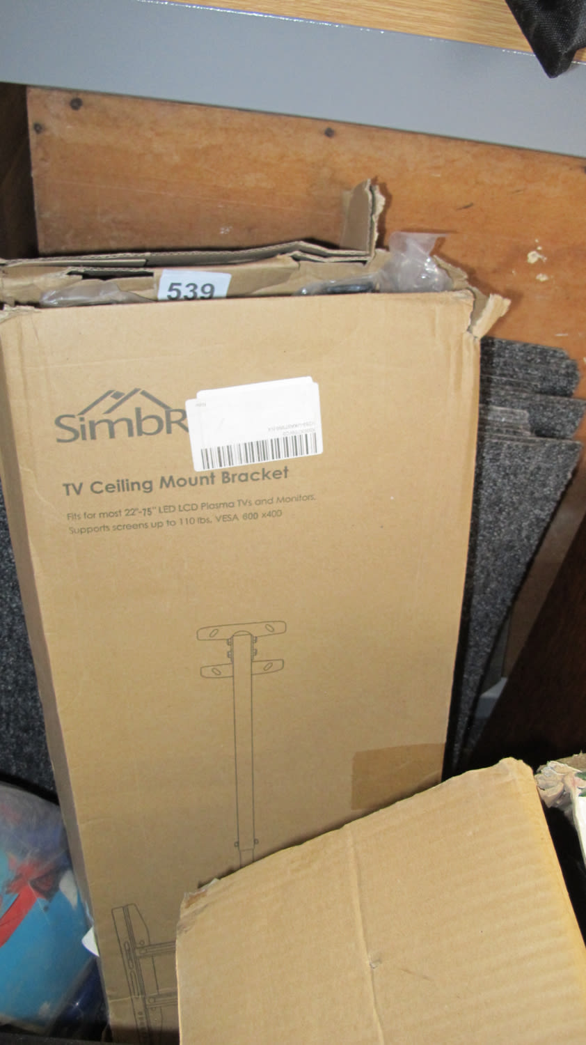 Lot 539: TV ceiling mount bracket