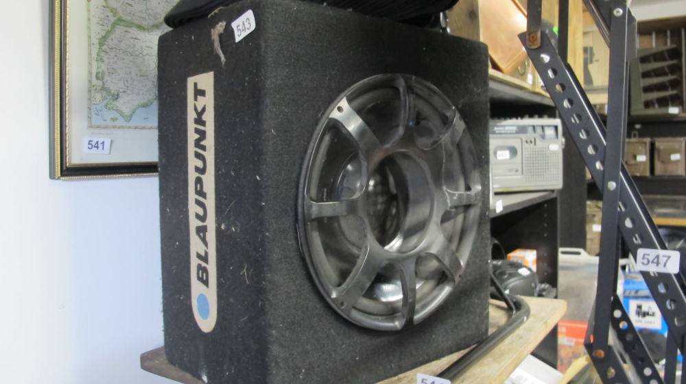 Lot 543: Blaupunkt car speaker