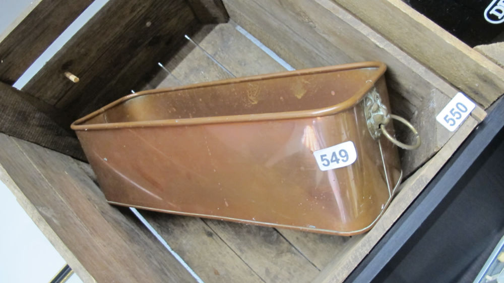 Lot 549: Copper planter