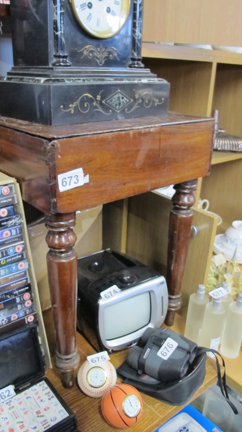 Lot 673: Antique baby bath missing bath