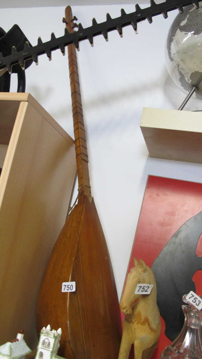 Lot 750: hand made mandolin needs strings 