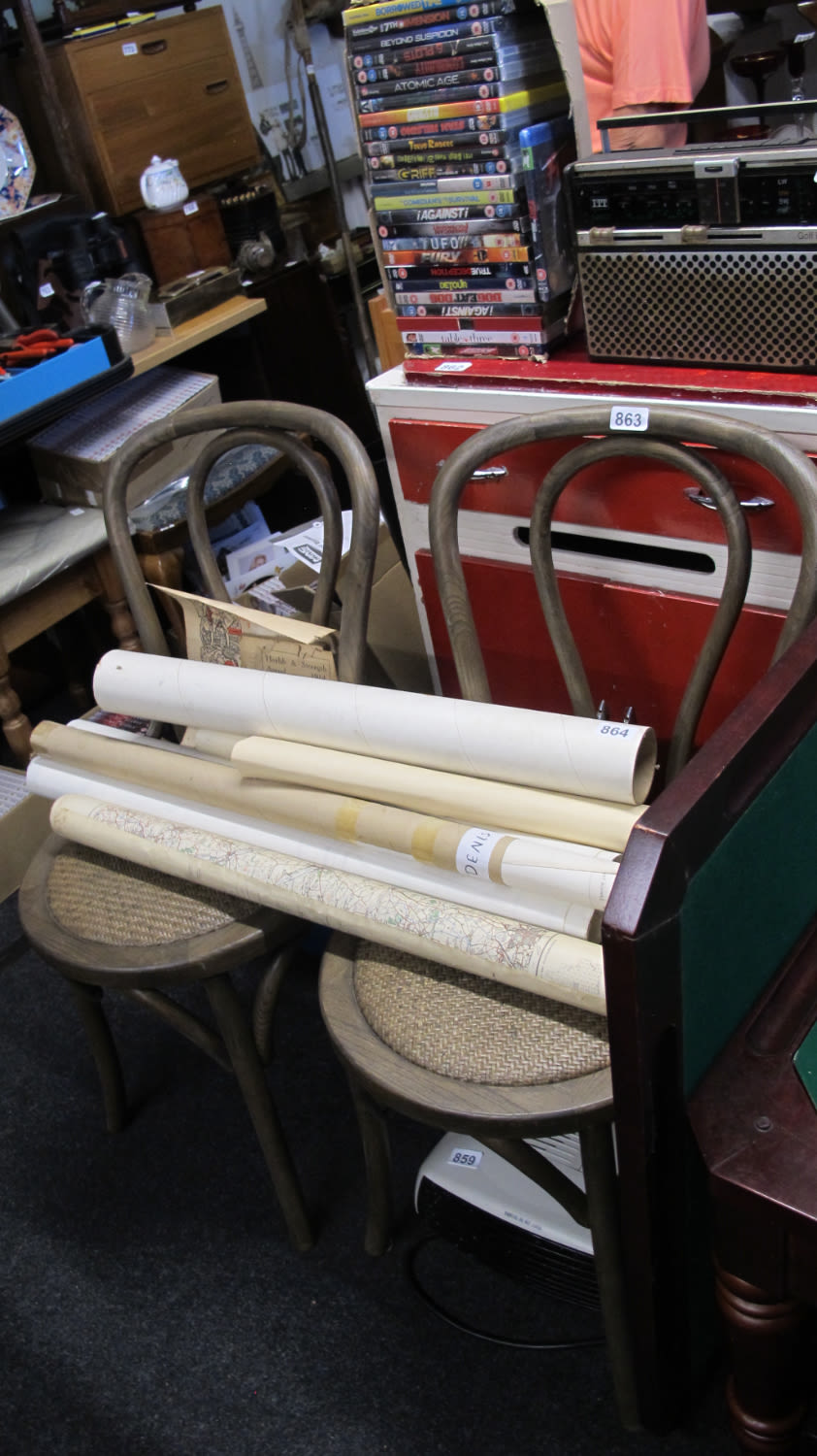 Lot 863: 2 bentwood chairs