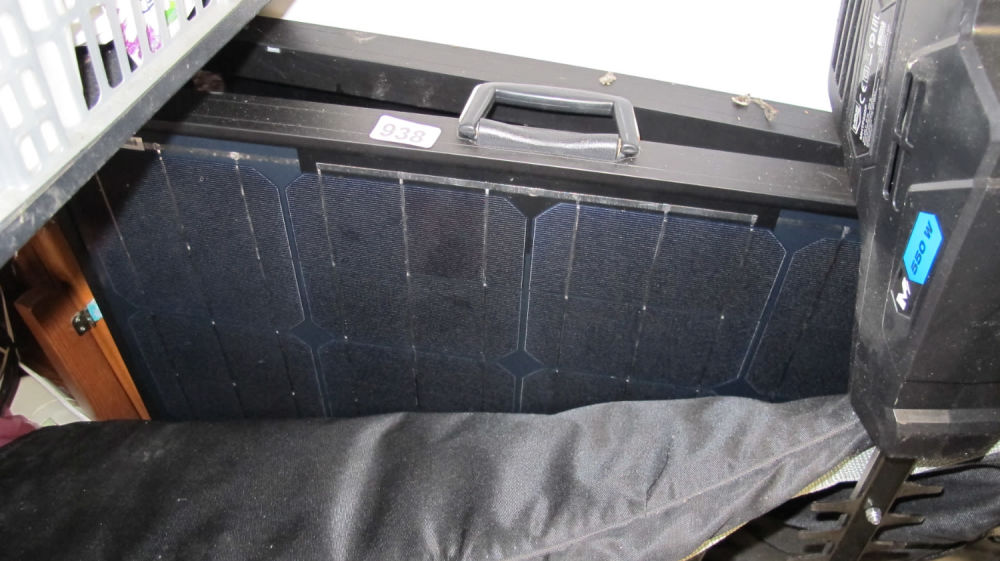 Lot 938: Solar panel ideal for camping/caravanning