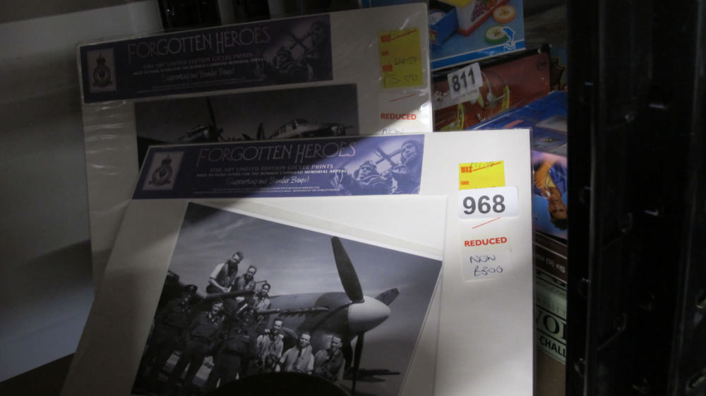 Lot 968: Forgotten Heroes art work