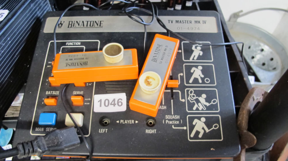 Lot 1046: Binatone TV video game