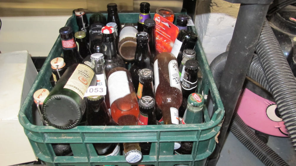 Lot 1053: crate of booze
