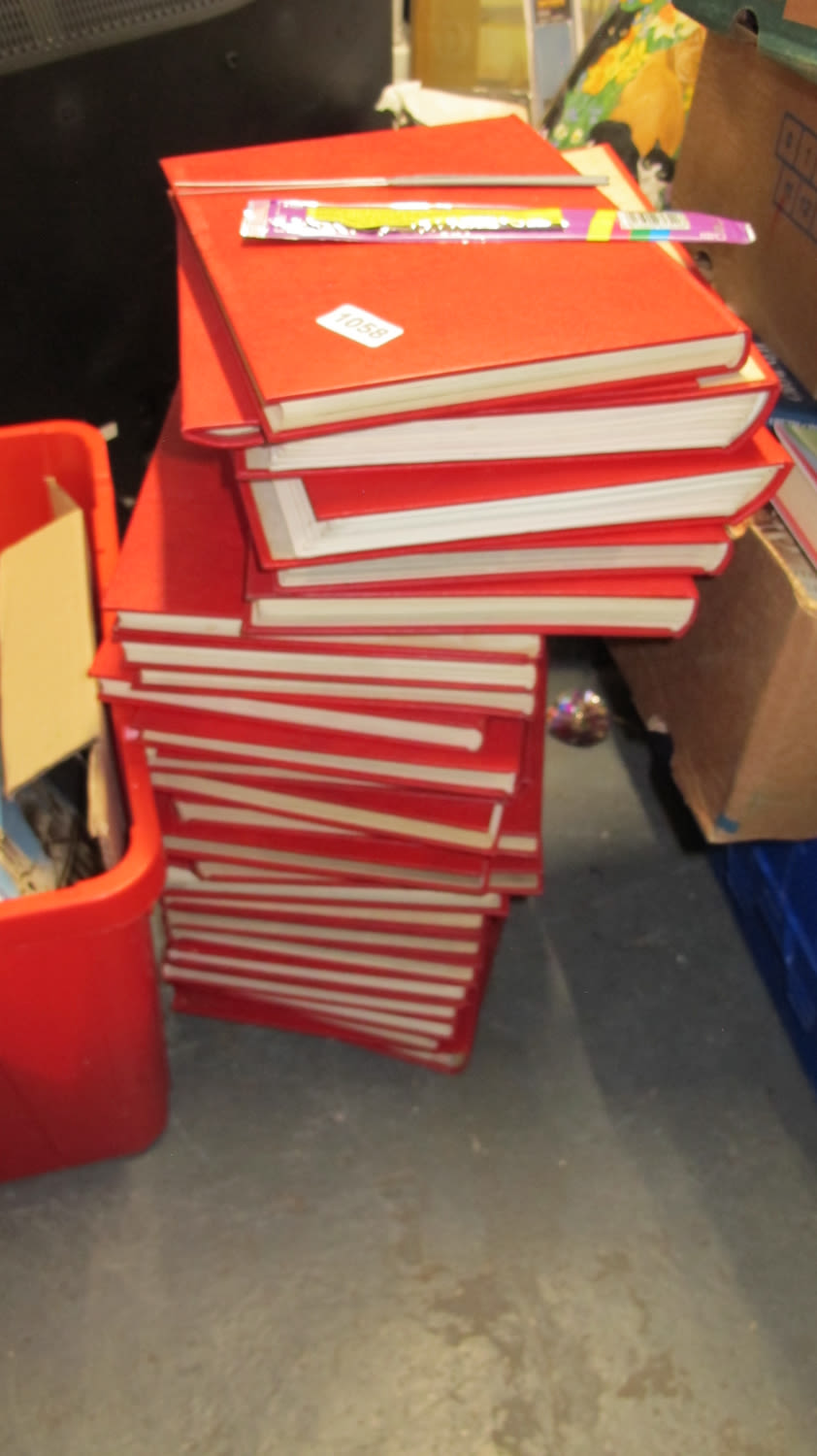 Lot 1058: Stack of books