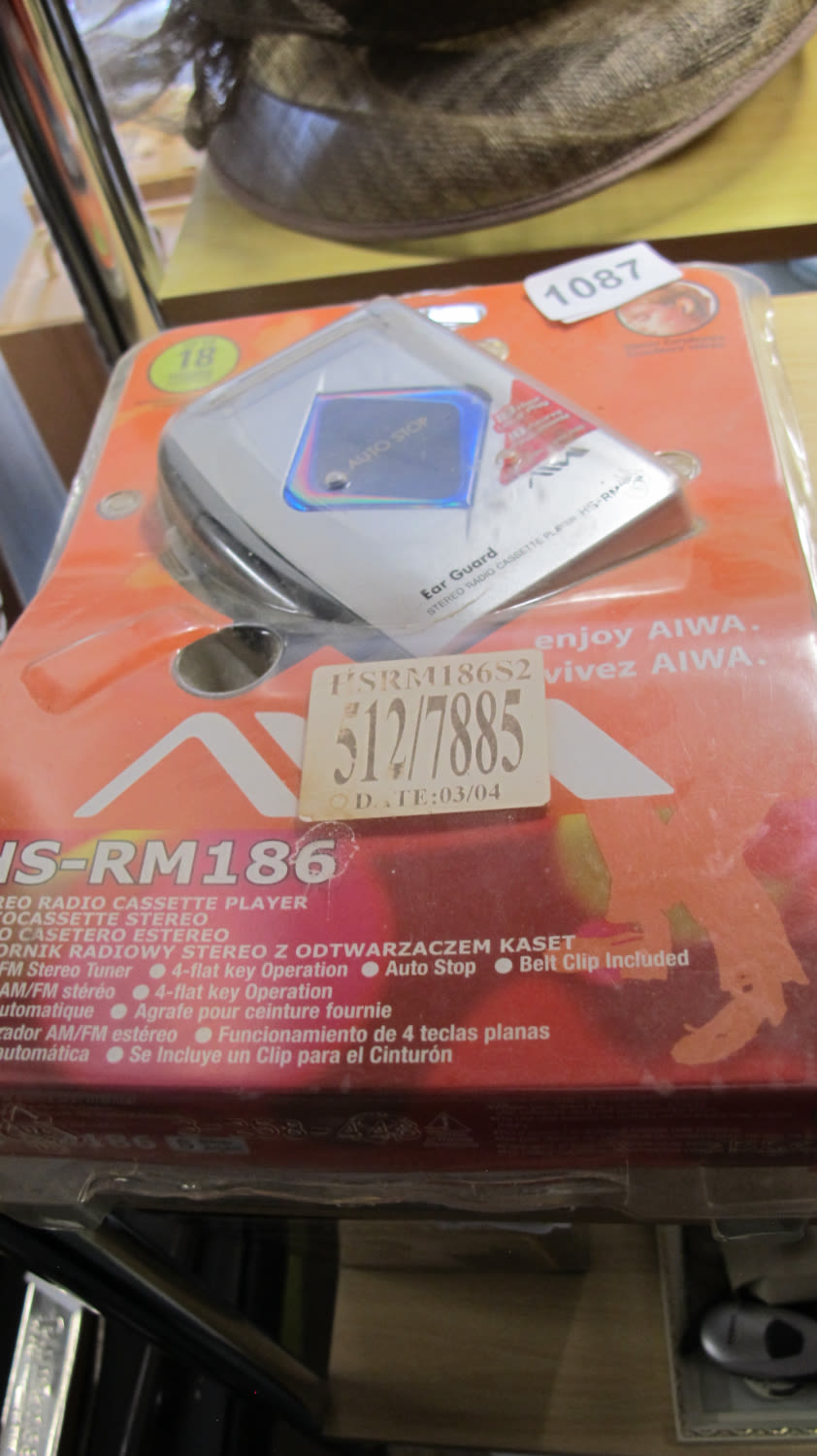 Lot 1087: Stereo radio cassette player