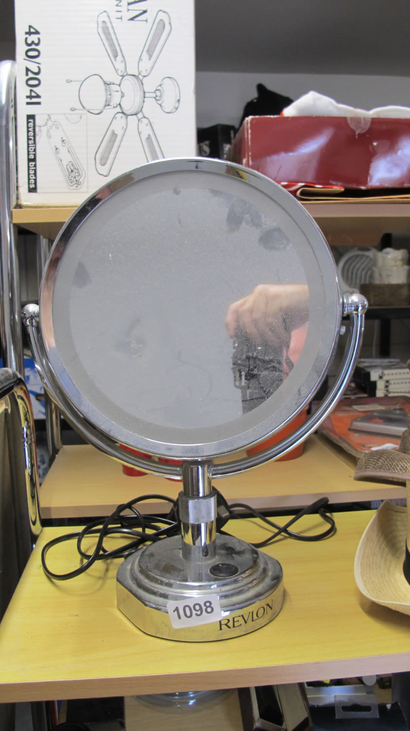 Lot 1098: Revlon vanity mirror