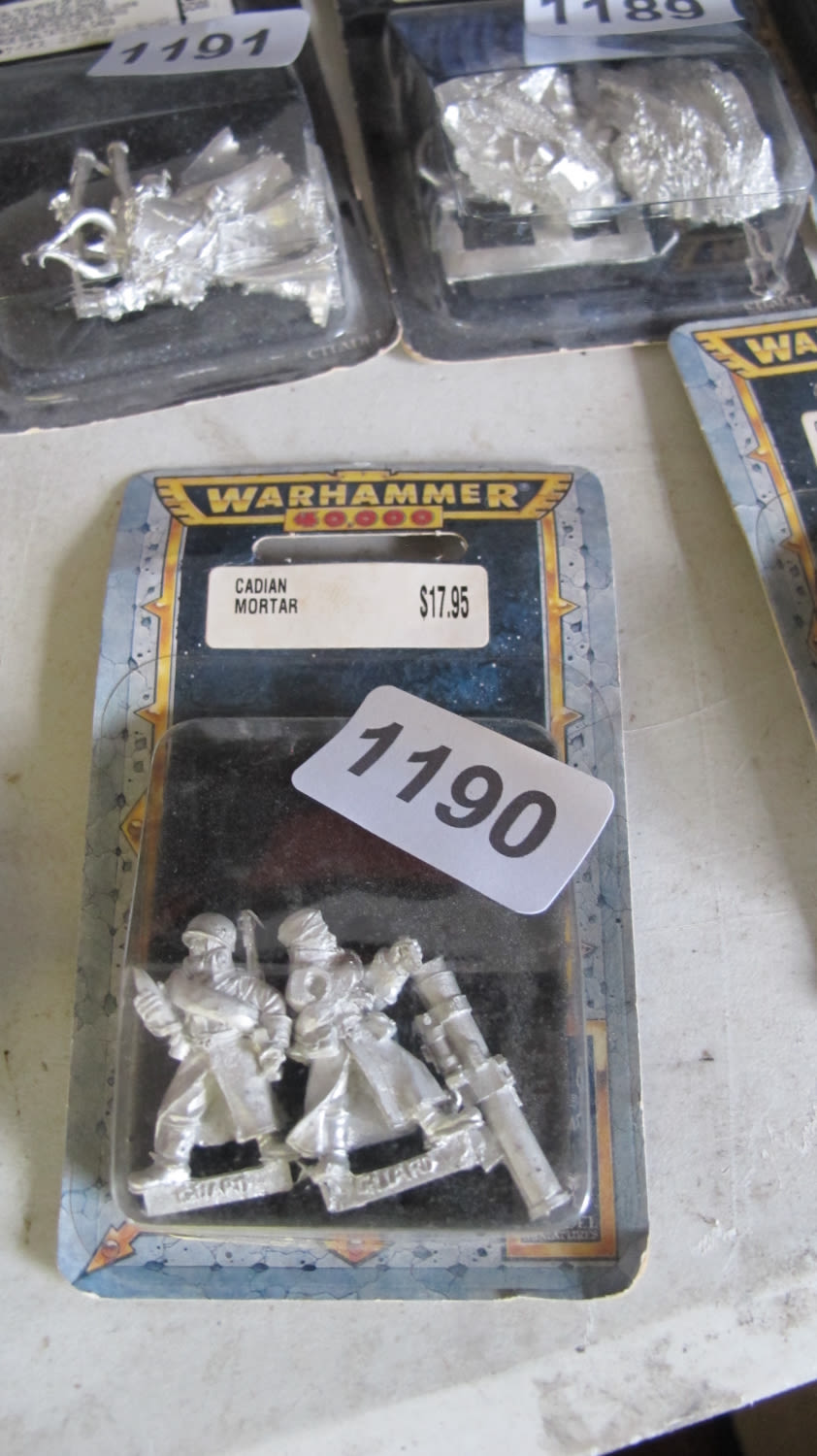 Lot 1190: Warhammer Cadian Mortar