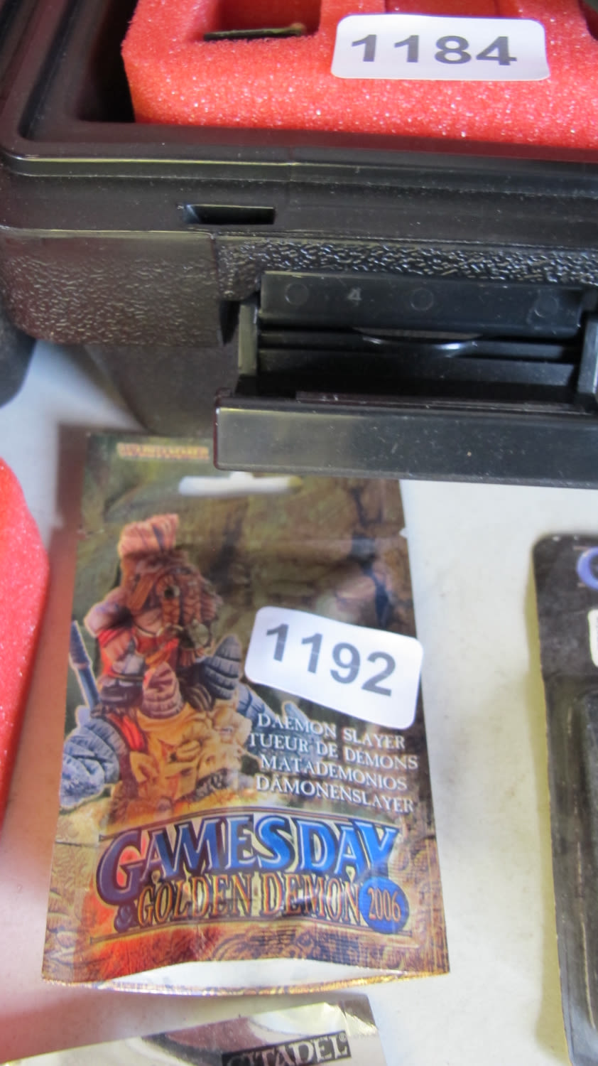 Lot 1192: Warhammer Gamesday Daemon Slayer and Golden Demon 2006