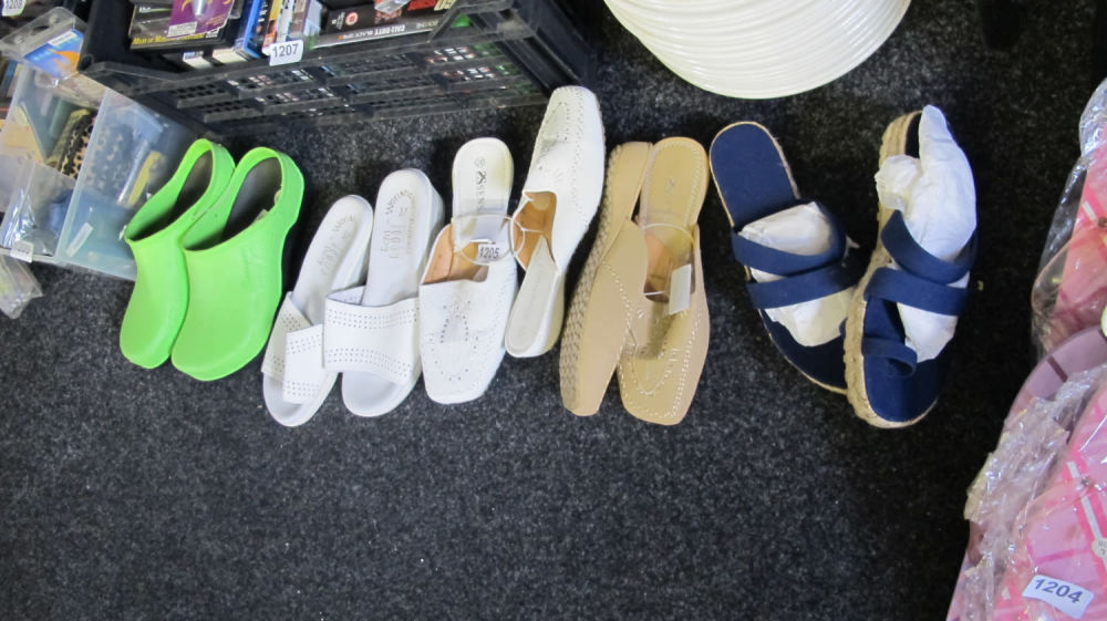 Lot 1205: qty of shoes