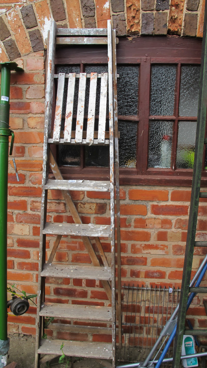 Lot 1269: step ladders