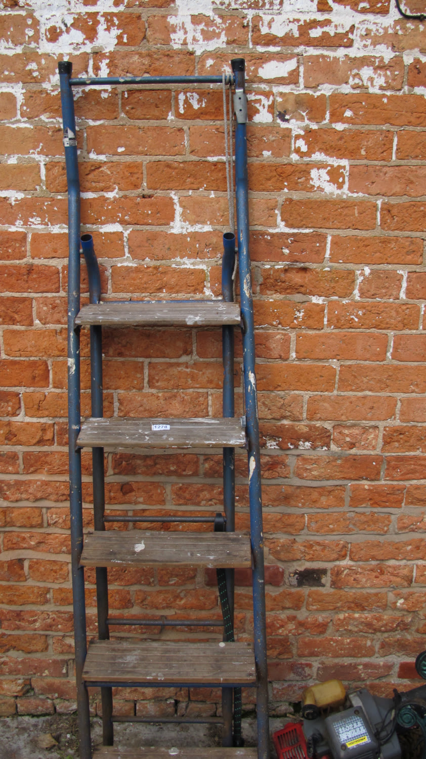 Lot 1278: step ladder
