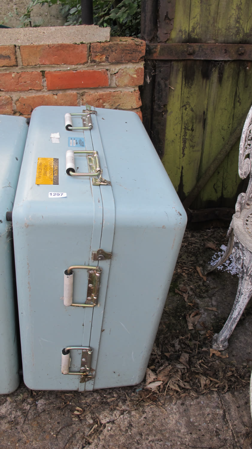 Lot 1297: HMS illustrious water tight storage box