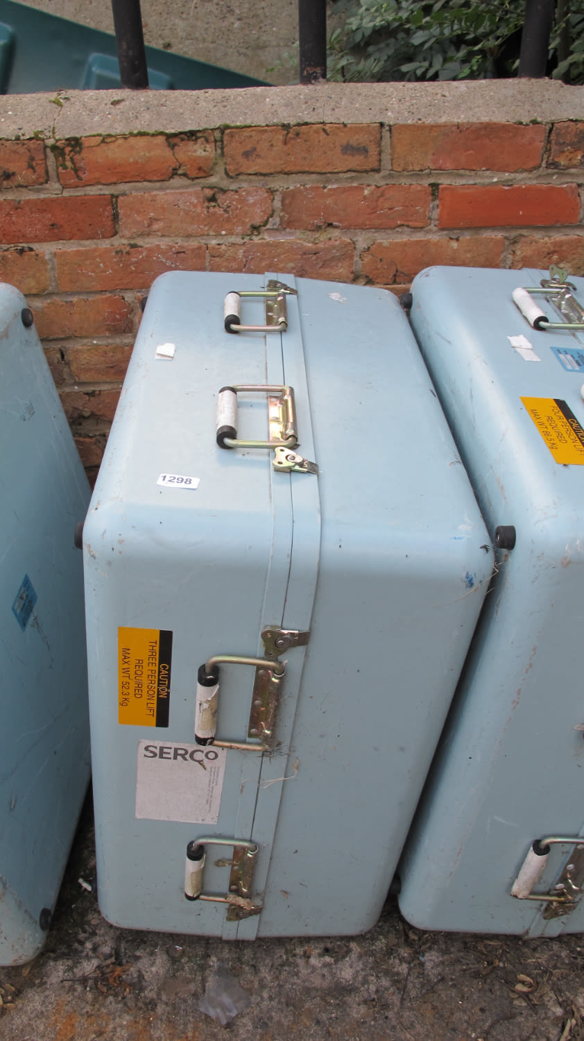 Lot 1298: HMS illustrious water tight storage box